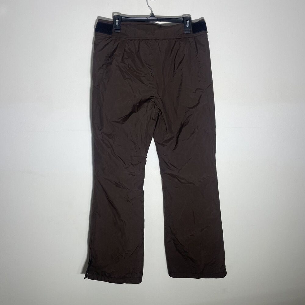 COLUMBIA Womens Snow Pants Medium Brown Insulated Snowboard Ski Skate Hiking